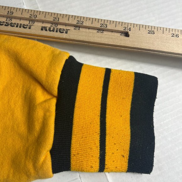 AACA Retro Grambling State Tigers Sweatshirt Extra Large Black & Yellow Hoodie - Picture 12 of 16